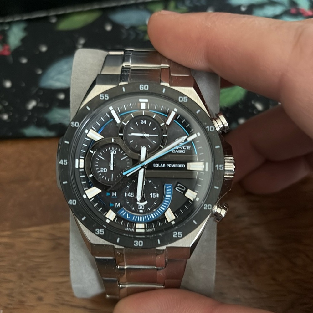Casio Edifice solar powered